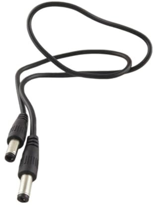 DC Power Plug 5.5mm x 2.5mm Male to 5.5mm x 2.1mm Male CCTV Adapter 18AWG Cable