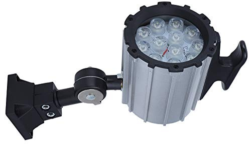 12W 24V Macchina CNC Impermeabile 12LED Lampade da Lavoro Lampade a Braccio Corto Illuminazione per Utensili Industriali Base Fissata con Viti, la Base è Attaccata Luce a Braccio