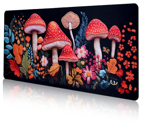 DAWNTREES Gaming Mauspad,1000x400mm-XXL Große schreibtischunterlage, rutschfeste Basis und hohe Dichte genähte Kanten, Mauspad für PC,Schreibtisch Pad Protector Geeignet für Zuhause und Büro