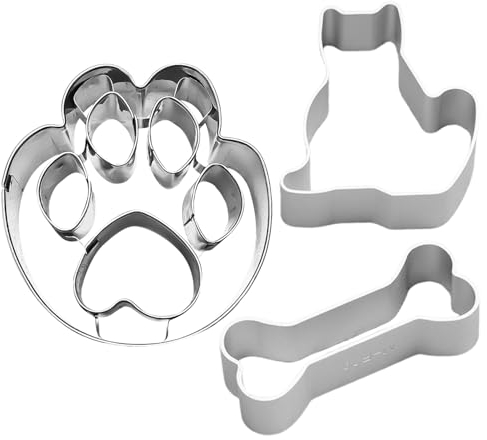 Juego de 3 moldes para galletas y caramelos