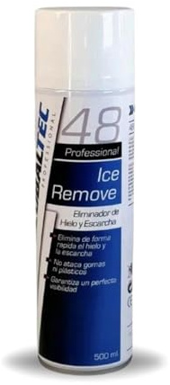GLOBALTEC PROFESSIONAL Eliminador de Hielo 500ml – Spray Anticongelante para Parabrisas y Superficies | Disuelve Hielo y Escarcha en Segundos | Protección en Climas Fríos