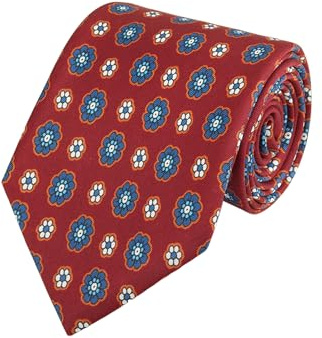 WANYING Herren Vintage Retro 9cm 3.54 Breite Krawatte Schlips Wide Necktie Stilvoll Mode Gedruckt Bunte Krawatte