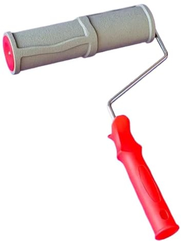 Strukturwalze 1 Stück 10-Zoll-Gummi-Imitations-Ziegelstein-Effekt-Maler mit Griff DIY-Wanddekorationswerkzeug EG727T