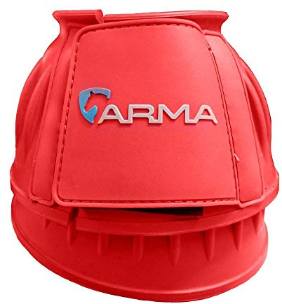Shires ARMA Touch Close Over Reach Boots Extra Full Size Red