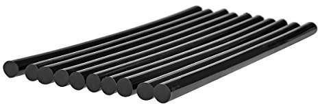 10 PZ COLLA A CALDO ADESIVO PER PISTOLA TEMOCOLLANTE nera 12 mm X 200 mm