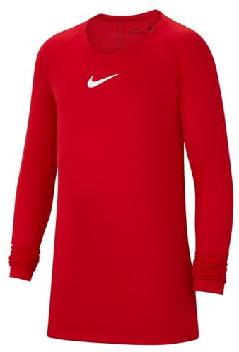 Nike Unisex niños Long Sleeved t-Shirt, University Red/White, M
