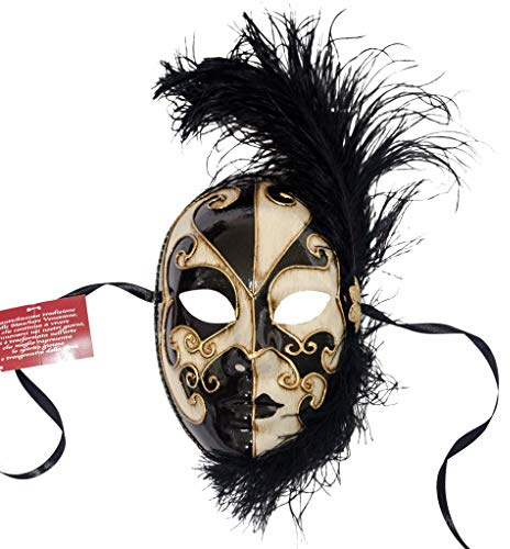 Lannakind Venezianische Maske Gesichtsmaske Volto Damen Karneval Ballmaske Maskerade Wand-Deko
