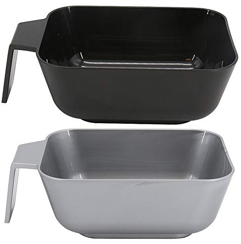 Bol de tinte para el cabello, 2 unidades, profesional de peluquería, para tonificar, barbería y máscaras de belleza, cuenco para mezclar