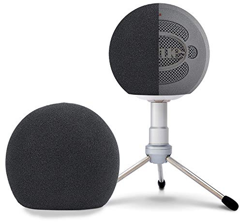 Pop Filter For Blue Snowball - Professional Snowball iCE Mic Foam Wind Cover Windshield Pop Filter for Recordings, Broadcasting, Singing by SUNMON