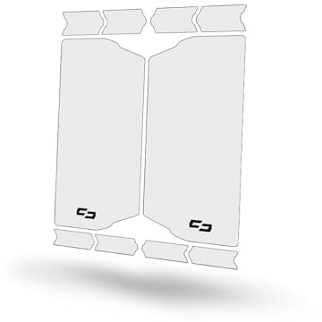 unleazhed MTB-Rahmenschutzfolie BP01 Transparent