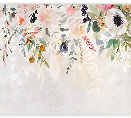 murando - Vlies Fototapete Blumen 350x256cm Foto Tapete Schlafzimmer Wohnzimmer Vliestapete XXL Motivtapeten Bildtapete 3d Effekt Wand Dekoration - Natur Botanik Pflanzenmotiv bunt b-C-0934-a-a