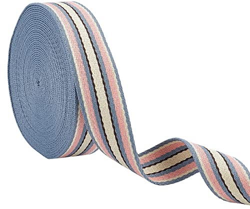 PH PandaHall Nastro In Pizzo Intrecciato 10m, 38mm Strisce Jacquard Nastro Ricamato Fascia Cucire per DIY Indumenti Cappelli Accessori Complementi Arredo Casa Bag Strap Abbellimento,4 strisce Colorate