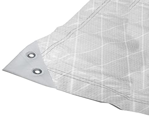 Faithfull FAITARPTT64W Tough-Tarp Tarpaulin 120gsm White 6M x 4M (20x13ft)
