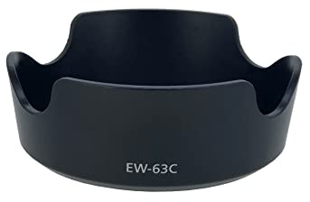 Braleto EW-63C Paraluce per obiettivo Canon EF-S 18-55 mm f/3.5-5.6 IS STM Paraluce Accessori per obiettivi fotografici protegge l'obiettivo e previene i riflessi