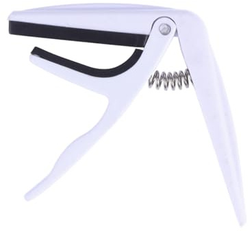 ibasenice Ukulele Capo Zinc Alloy Clip with Silicone Padding for Acoustic Electric Classical Guitar and Banjo Mini 2.6 Inch Clamp for Quick Tuning Adjustment