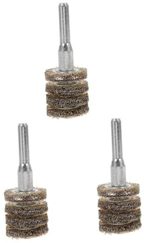 Gatuida 3pcs Drill Wire Brush Wire Brush for Cleaning for Drill Attachment Accessories