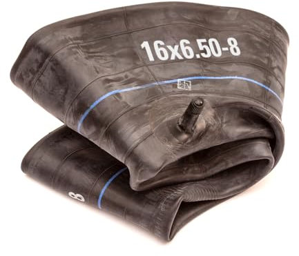 Inner Tube 16x6.50-8 Straight Valve TR13 Butyl Rubber 8 Inch Ride On Lawn Mower Lawnmower 16 x 6.50-8