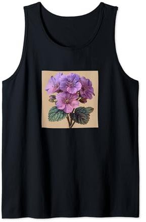 Bergenia Flower Cottagecore Graphic Tank Top