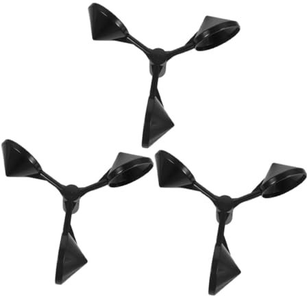 FUNOMOCYA 3stücke Windgeschwindigkeitsmesser Sensor Tasse Ersatz Wind Becher Anemometer Windgeschwindigkeit Messgerät Werkzeug Ersatz Anemometer Becher