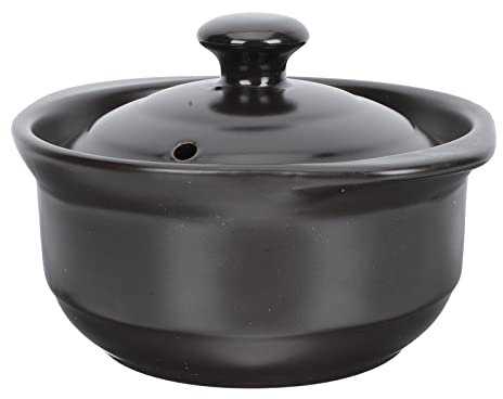 OQHAIR Olla, cazuela de cerámica, Cuenco de Barro para Sopa, estofado, ollas para cocinar, Plato para Huevos Calientes, Olla para Servir, Taza, tazones para natillas, Tazas para arroz con
