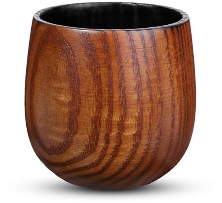 Charred Wooden Whiskey Glass, Handcrafted Wooden Bourbon Drinking Glass Old Fashioned Gift Whiskey Cup Bourbon Cup Perfect for Men Dad Husband Brother