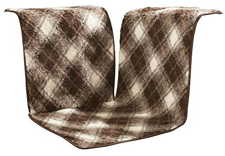 Erwin Müller Sofaschoner für Ecke Schurwolle braun/Natur