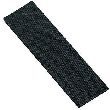 100 Pack Plastic Window & Glazing Packers, Spacers 2mm Black, Assorted Thicknesses Window Packers for Versatile Use, Ideal for Dry Lining, Cladding, Flooring, Glazing, Levelling Glass & Frame Fixing