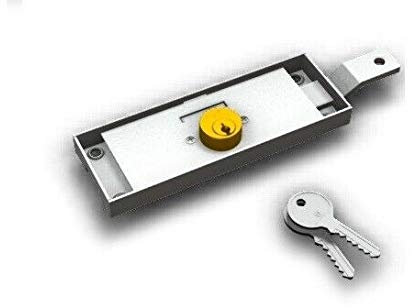 SERRATURA DESTRA PER SERRANDE SERRANDA CON CILINDRO TONDO FISSO SECUREMME 2275