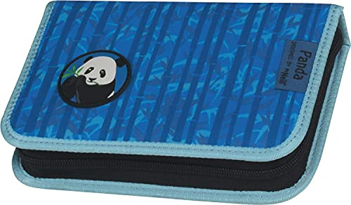Panda - McNeill Schüleretui Federmappe Stiftetasche Federpanel Pencil Case mit 1 Klappe