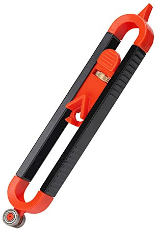 city sea sky Contour Gauge with Lock, Precisely Copy Irregular Shape Duplicator, Adjustable Lock Woodworking Measure Ruler for DIY Handyman, Construction, Carpet, Tile Laying