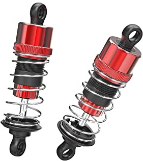 HYPER GO 14500P 1/14 Scale RC Car Accessories Aluminum Capped Oil Filled Shock, Spare Parts RC Vehicle Shock Kits for H14MK & 14301 & 14302 (Pair)