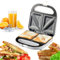 Domestic King White 2-Slice Sandwich & Toastie Maker With 750W Power, Featuring Indicator Lights, Non-Stick Plates, Automatic Temperature Control & A Cool-Touch Handle- DK18100