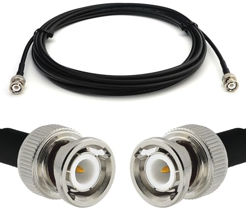RANGEFUL BNC maschio a BNC maschio 3 m cavo coassiale RG58/U — per HAM cavo antenna CB radio analizzatore misuratore SWR VHF marino rosmetro