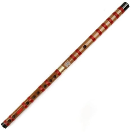 bambusflöte 6 Löcher Bambusflöte Dizi Traditionelle Flauta Holz für Anfänger(D Key)