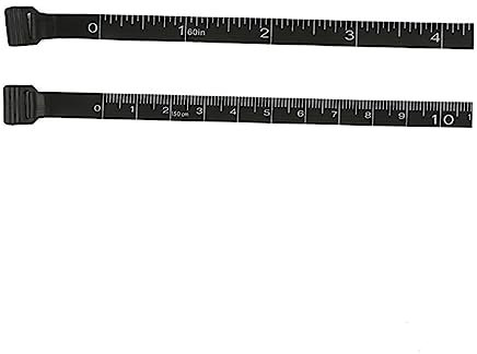 DIYEAH Mini Round Retractable Measure Tape 150cm Soft Fabric Tape for Tailors Sewing and Body Measuring Black Portable