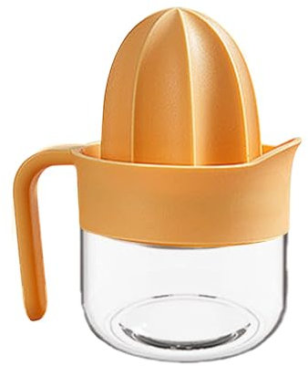 Manual Juicer - Lemon Squeezer, Manual Fruit Press | Hand Press for Lemons, Limes, Oranges and Citrus Fruits, Robust Manual Juicer Made of Glass, Lemon Squeezer, Fruit Press for Kitchen