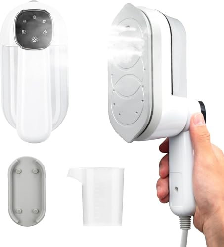 Travel Steamer for Clothes 3-Level Steam Portable Iron Handheld Garment Steamer, 20S Fast Heat-up, 360° Wrinkle Remover, Leak-proof Design, 1.76lbs Lightweight for Travel, Home, Office