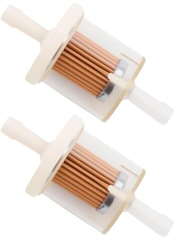 2 Pezzi Filtro Carburante Universale Riutilizzabile,Filtro Benzina ad Alta Densità per Moto,Scooter,Tosaerba,Generatori e Altri Veicoli a Motore,Filtro Linea Gas con Connessione Rapida 10mm
