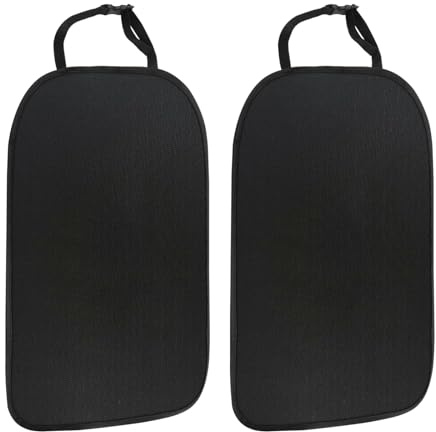 Xiqiggi 2 Pièce Protection Siege Voiture Enfant, Protege Siege Voiture Arrière, Dossier Housse Protections Sièges pour Sièges Auto Avant, Impermeable Protège Contre Les Rayures l’humiditéet Saleté