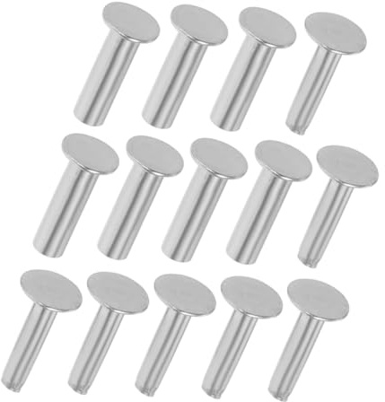 LALADEFIEE 7 paires Rivets Poignée Acier Inoxydable Pour Fixation Couteaux Cuisine Sécurisée et Bricolage Poignées Robustesse et Stabilité