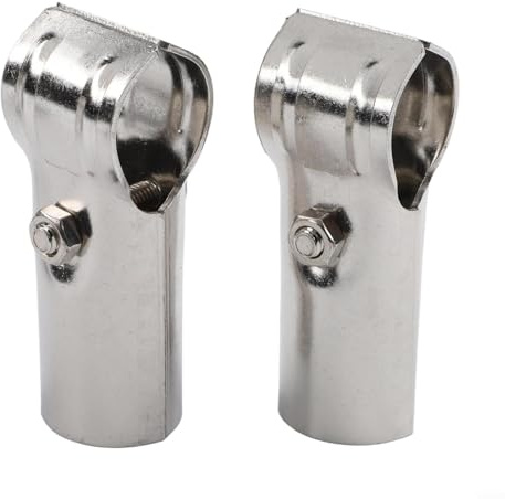 Mehrzweck T-Rohrschellen aus Edelstahl zur sicheren Befestigung von Maschendrahtzäunen, Regalen und Rohren mit 25mm Durchmesser