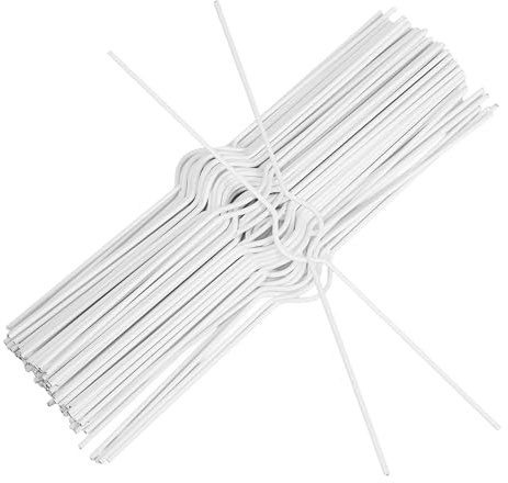 TOYANDONA Ganchos Metálicos para Colgar Calendarios 35 Cm, Perchas de Hierro Reutilizables en Color, Pack 100 Unidades para Oficina y Hogar, Organizador de Alambre Práctico y