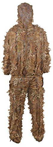 HYFAN Ghillie Anzüge 3D Blätter Wald Camouflage Kleidung Outdoor Army Military Camo Kleidung für Jungle Jagd, Paintball, Airsoft, Wildlife Fotografie