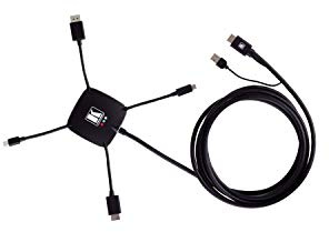 Kramer K-Spider Cable ADAPTADOR Activo Para MÚLTIPLES FORMATOS ENTRADA (M) A Salida HDMI (M) (91-000