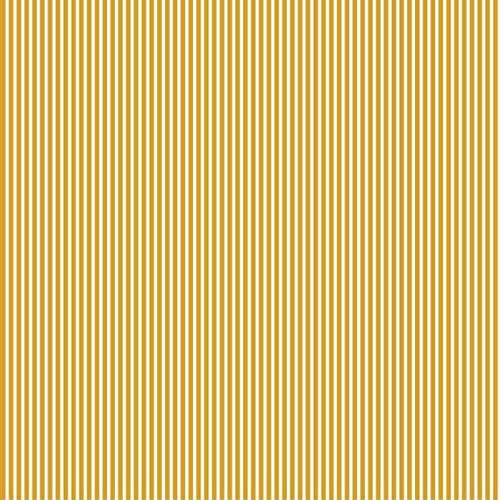 babrause® Baumwollstoff Streifen Gelb Webware Meterware Popeline OEKOTEX 150cm breit - Ab 0,5 Meter