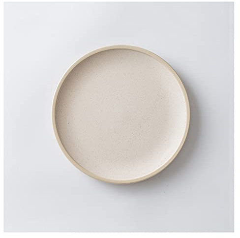Assiettes Plates Plaques de dîner en céramique 10inch Plaques de dessert Set for salade Pâtes Steak et apéritif de serveurs Plaques de porcelaine Cuisine Plats de porcelaine, couleurs assorties Assiet