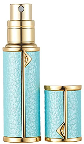 AsaNana Pulverizador de perfume rellenable, tecnología de llenado sin embudo, vaporizador vacío para viajes, bolso de mano