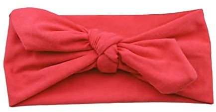 Inception Pro infinite - Fascia per capelli per bambina neonata - bimba - prima infanzia - accessori - cerchietto - fascetta - anni 50 - vintage - Colore rosso corallo