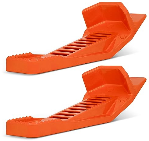 IMPRESA Pack of 2 Drywall Lift Kicker Multi-Tool - Orange, Aluminum XL Foot Lever, Drywall Foot Pedal - Built-In Rasp for Smooth Edges - Sheet Rock Rasp - Door Fitting Support + Door Lever