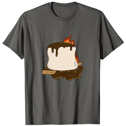 Smores Marshmallow Campingkostüm Camper Illustration T-Shirt